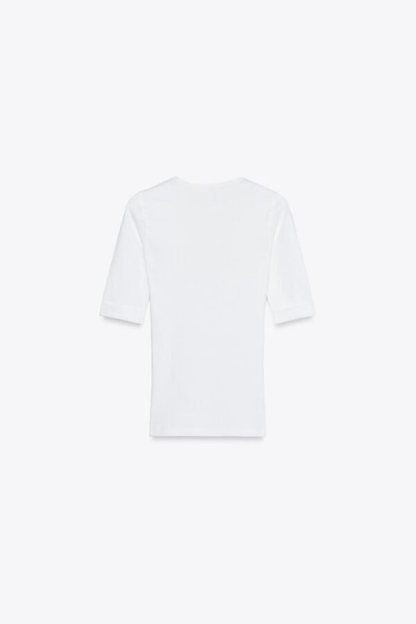 WASHED COTTON T-SHIRT - Image 6