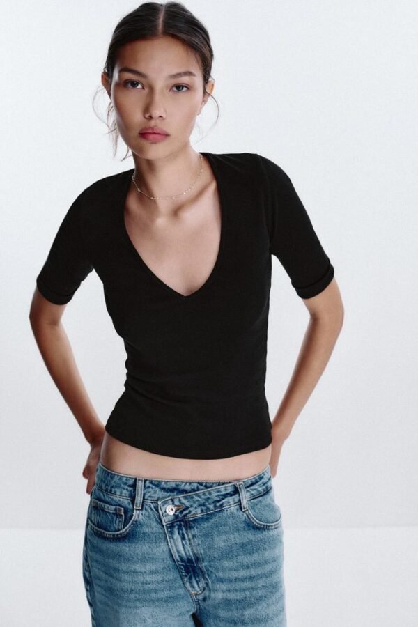 WASHED COTTON T-SHIRT - Image 14