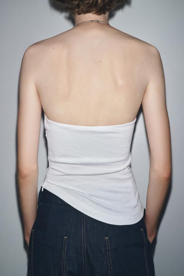 ASYMMETRIC BANDEAU TOP - Image 9