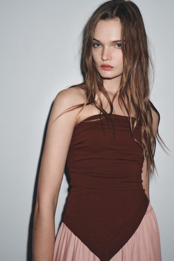 ASYMMETRIC BANDEAU TOP - Image 3