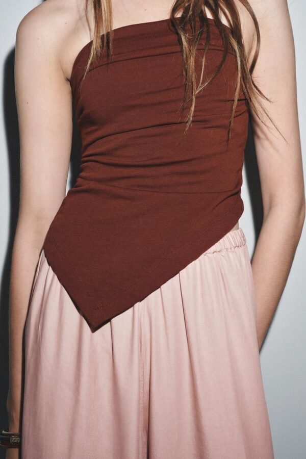 ASYMMETRIC BANDEAU TOP - Image 4