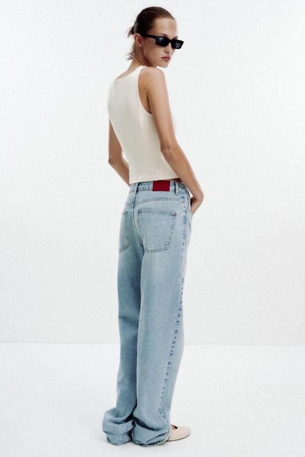 V-NECK INTERLOCK TOP - Image 2