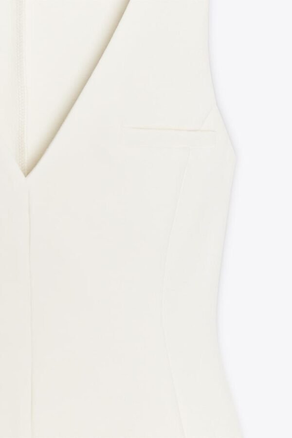 V-NECK INTERLOCK TOP - Image 5