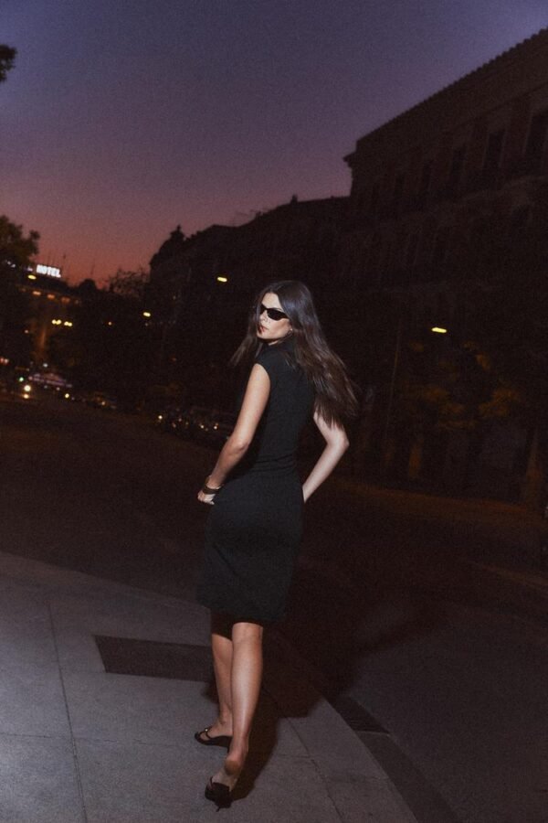 PIQUE SHIRT DRESS - Image 6