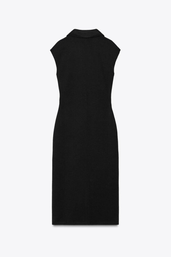 PIQUE SHIRT DRESS - Image 8