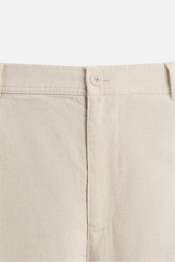 COTTON/LINEN BREMUDA SHORTS - Image 20
