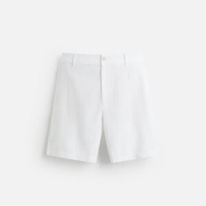 COTTON/LINEN BREMUDA SHORTS