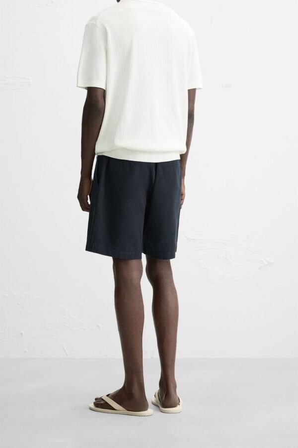 COTTON/LINEN BREMUDA SHORTS - Image 8