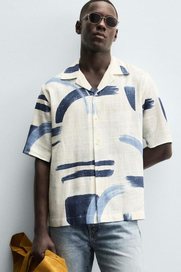 ABSTRACT PRINT SHIRT - Image 2