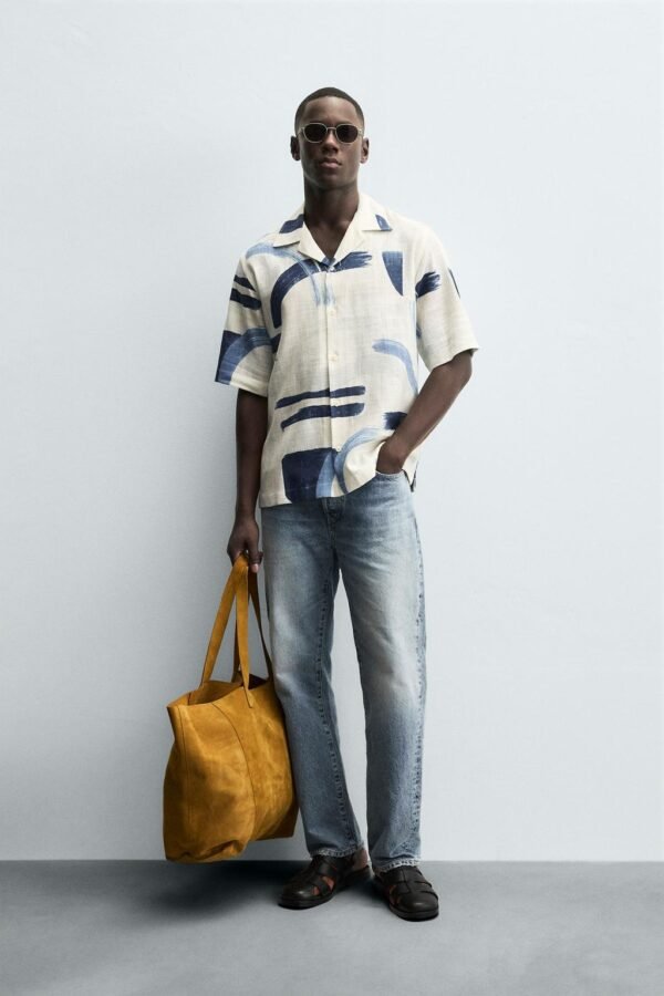 ABSTRACT PRINT SHIRT - Image 7