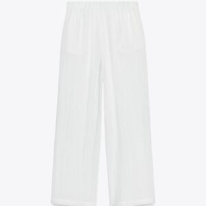 RUSTIC WIDE-LEG TROUSERS