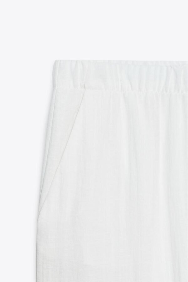 RUSTIC WIDE-LEG TROUSERS - Image 2