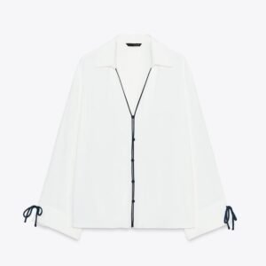 SHIRT WITH CONTRAST TRIMS