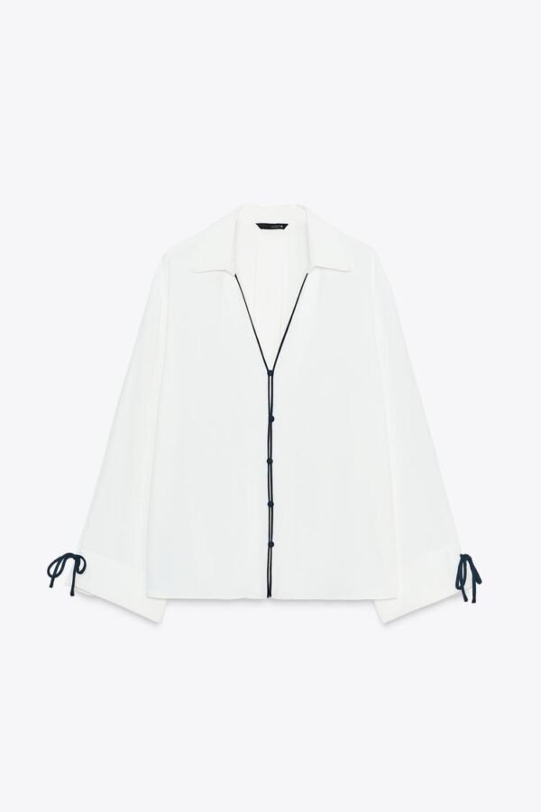SHIRT WITH CONTRAST TRIMS