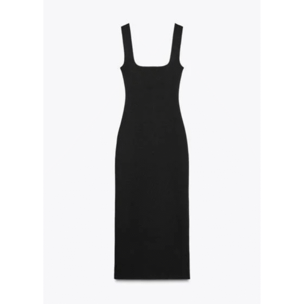 SQUARE NECK DRESS